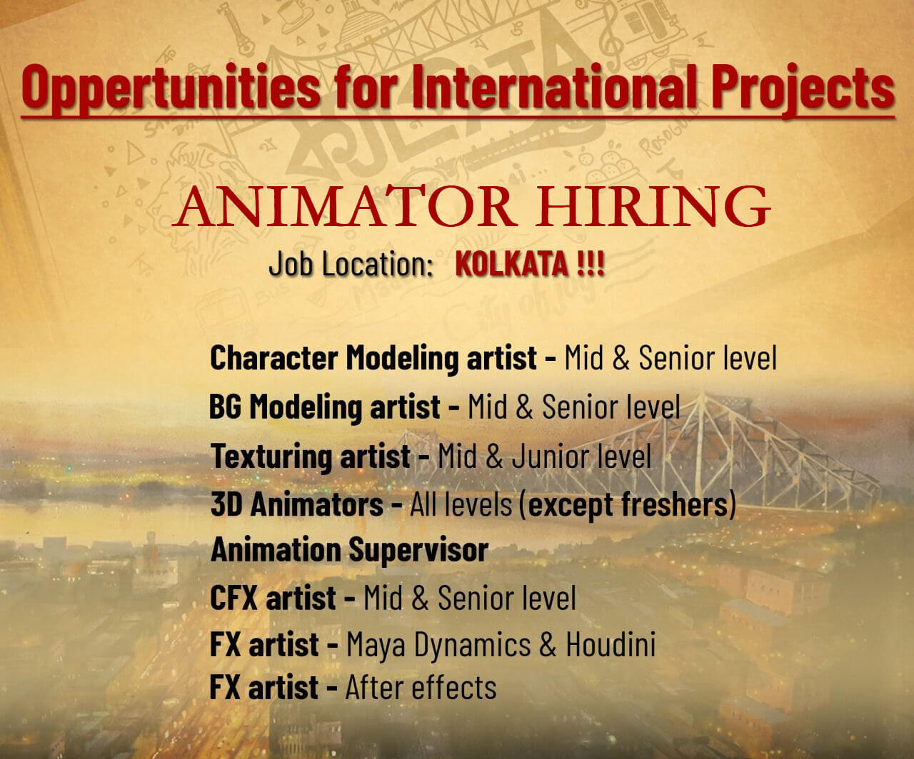 Hiring Animators for International Projects